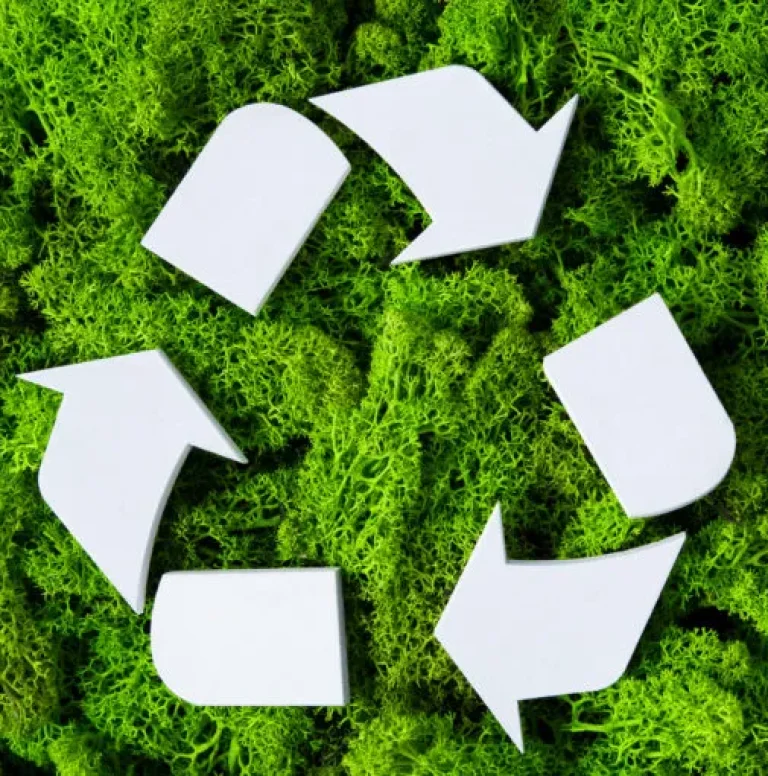 bigstock-Top-view-of-white-recycle-eco-209395741-825x510